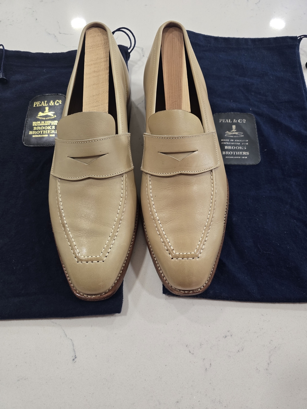 Peal and Co Pebble Grain Chukka Boots